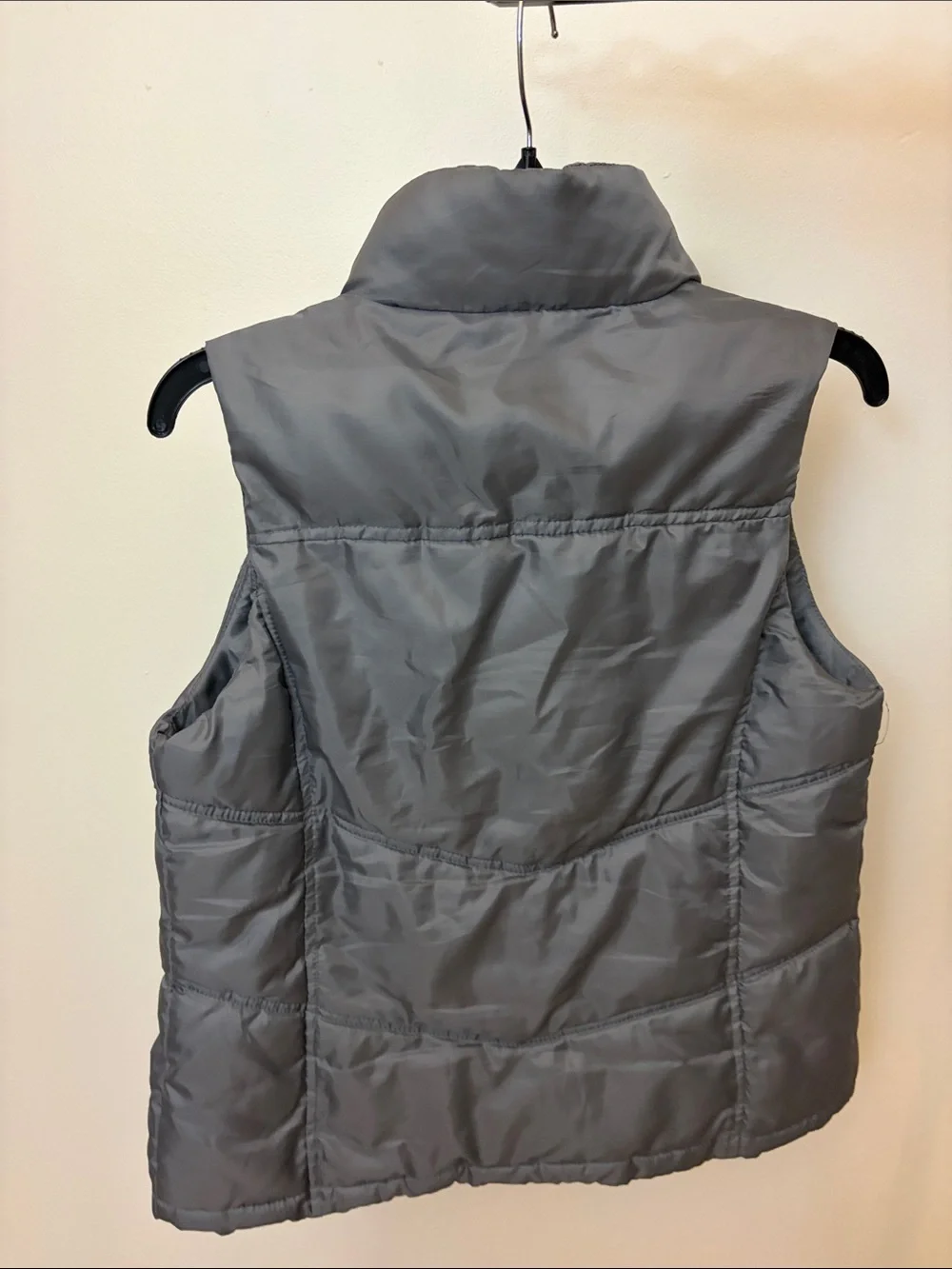 Merona Gray Quilted Puffer Vest
